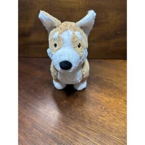 Jellycat London Corgi Plush Stuffed Animal Dog Soft Toy 12” Beige White Gift
